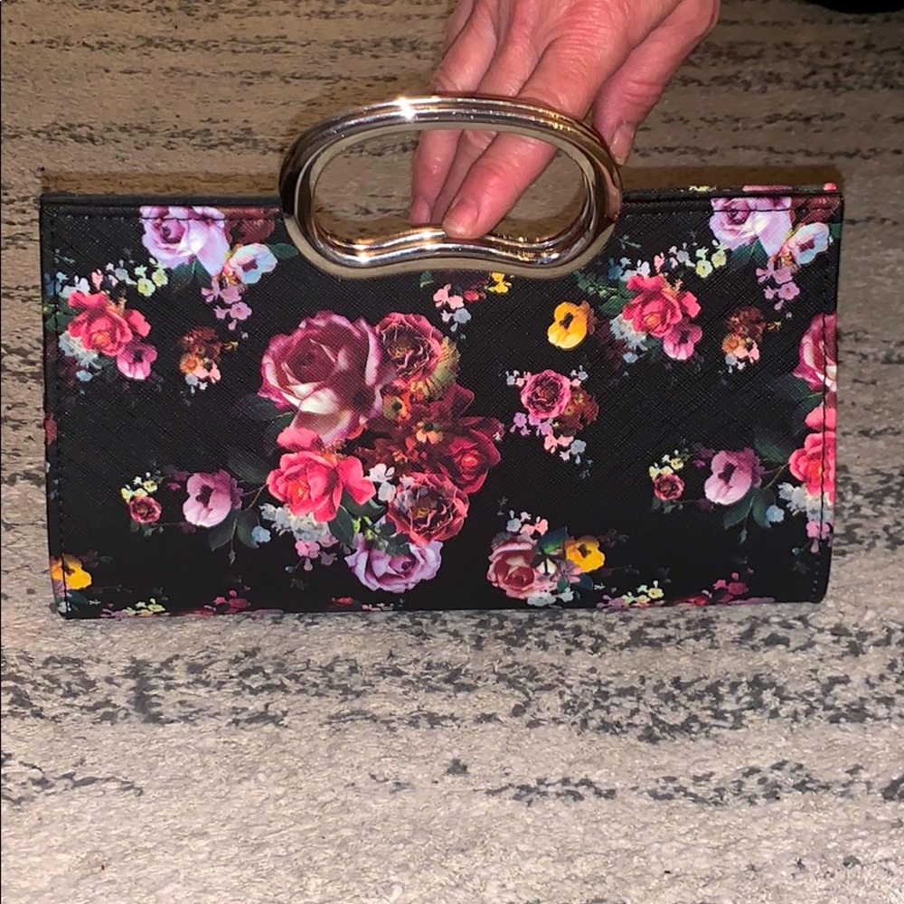 Floral Clutch Handbag